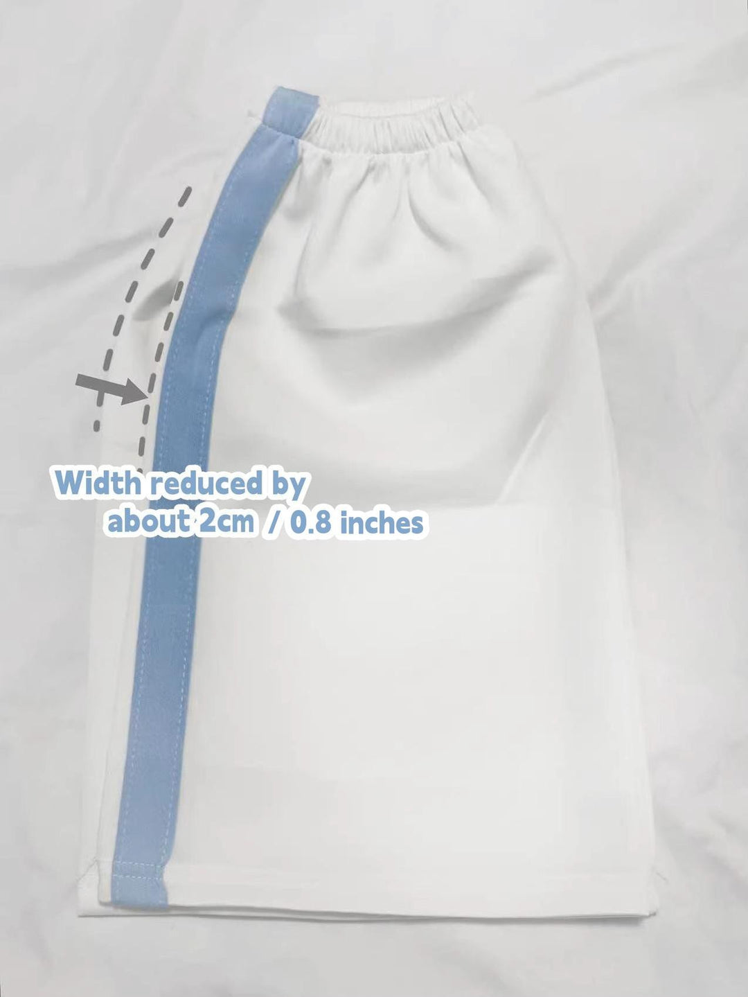 Tenshi Kaiwai Shorts White Black Bi Color Shorts Set 37680:612716