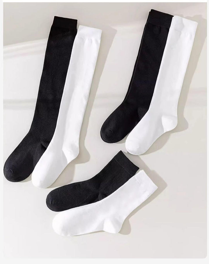 JK Uniform Cotton Socks with Compression Fit and Different Length 42659:750975