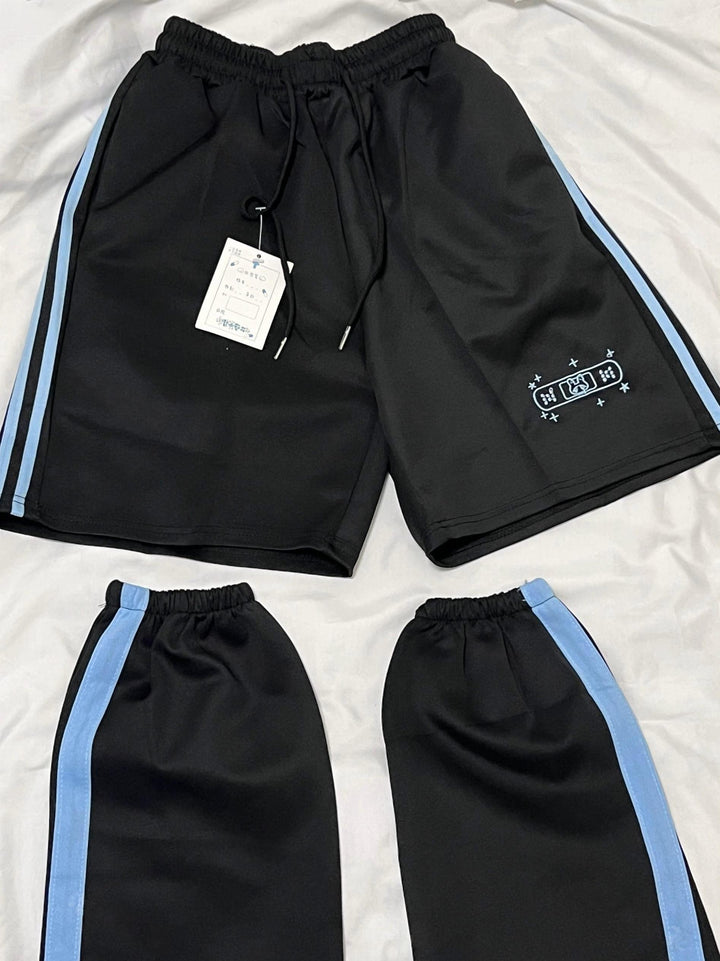 Tenshi Kaiwai Shorts White Black Bi Color Shorts Set (L M) 37680:612328