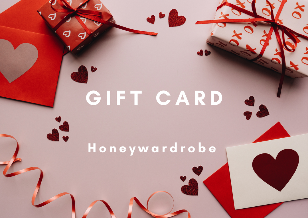 Honeywardrobe-Geschenkkarte