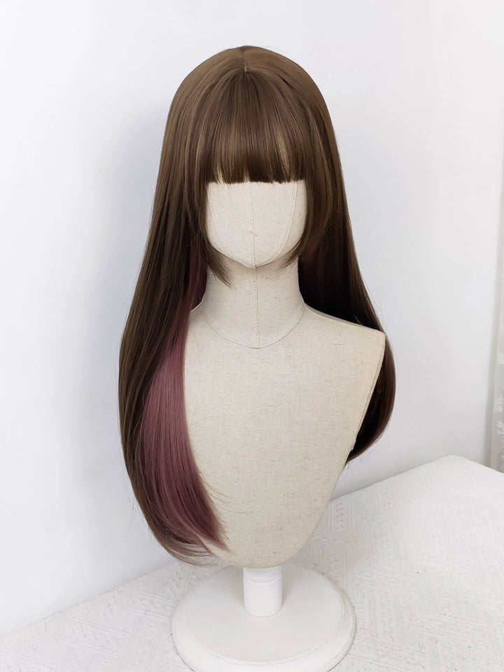 Jirai Kei Ryousangata Daily Lolita Hanging Ear Dyed Wig 22040:325328