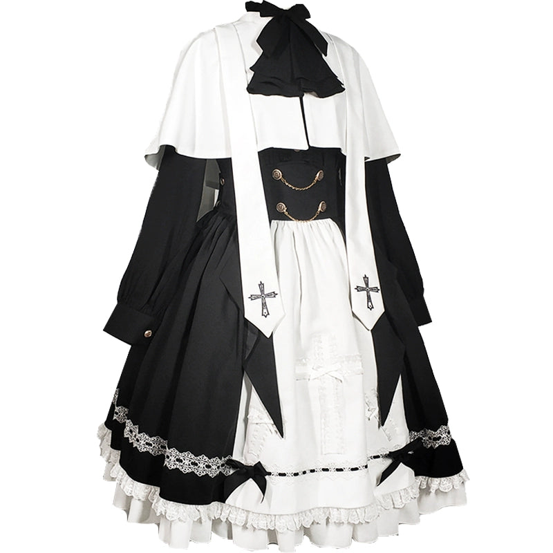 Gothic Ouji Lolita Skirt Cloak Pants Set Prince Lolita 35538:495694