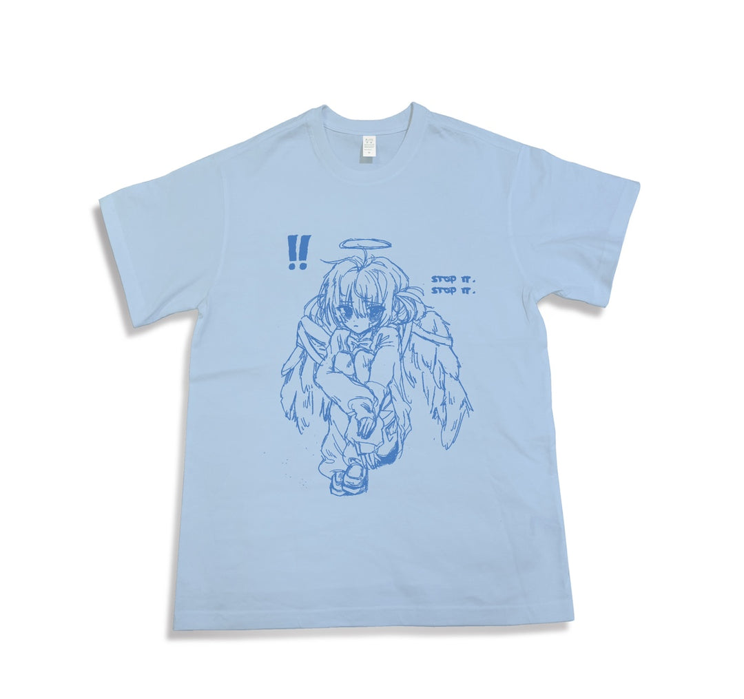 Tenshi Kaiwai T-Shirt, Crying Boy / Girl Print (2XL 3XL L M S XL) 29230:343174