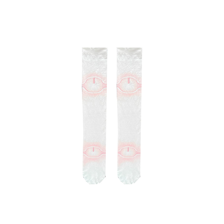 Sweet Lolita Velvet Socks Over-Knee Tights with Jointed Doll Print 42365:737350