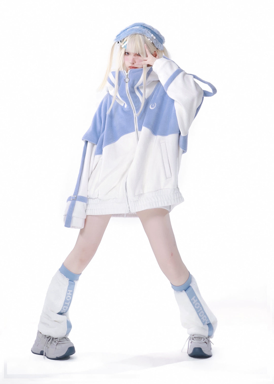Winter Tenshi Kaiwai Sport Jacket Set With Hood/Pockets 34498:465472