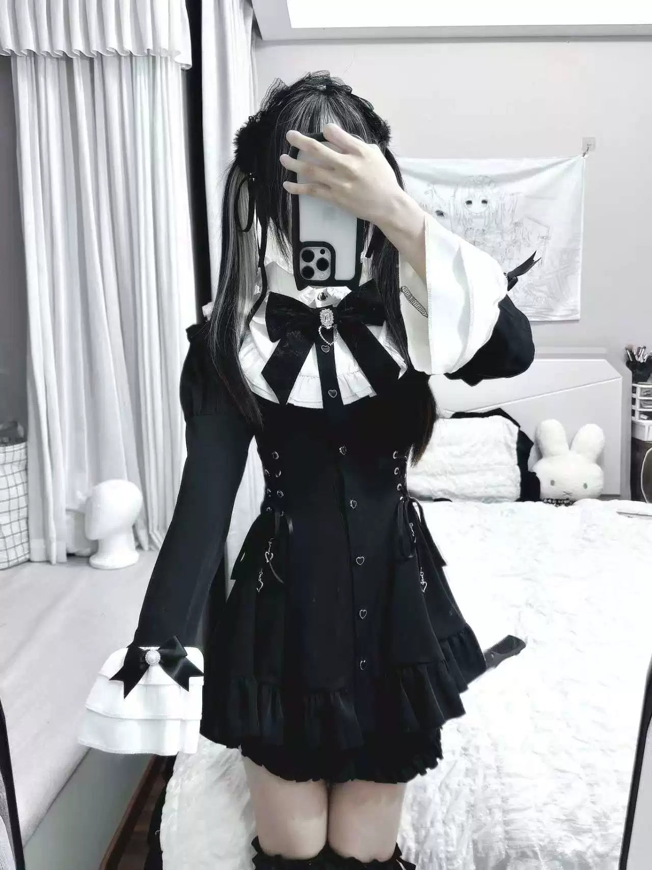 【クリーニング済】Lace Trimmed Bowtie Dress O1CN01Ut91Hf27BDnDjSvWL__22131