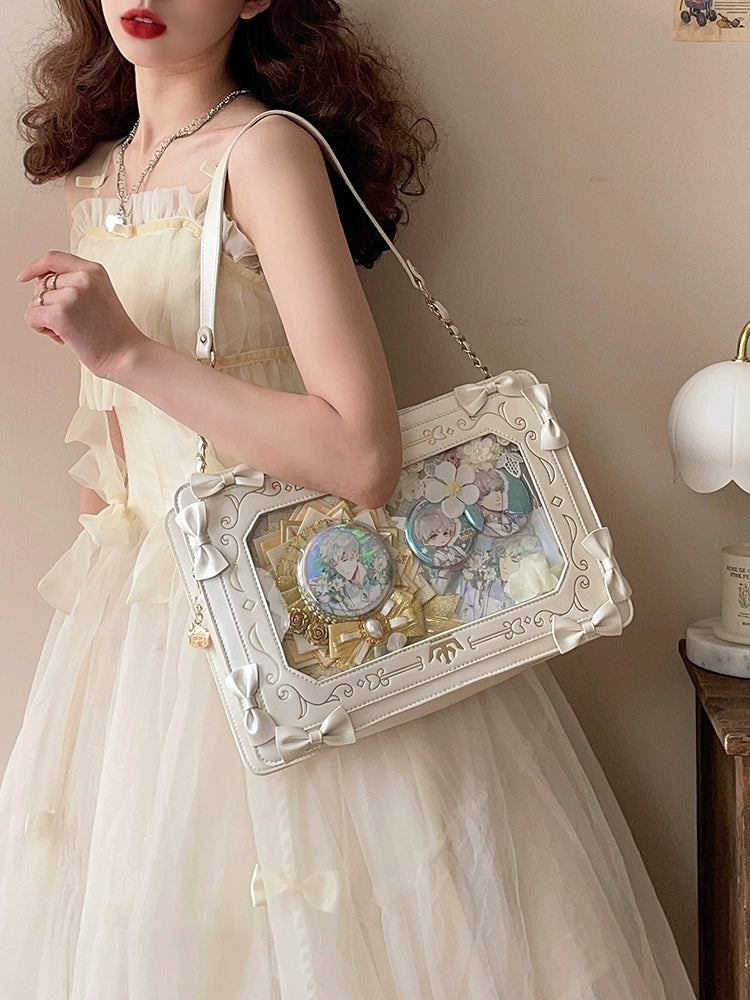 Kawaii Ita Bag Shoulder Bag Vintage Square Commuter Itabag 37054:545850