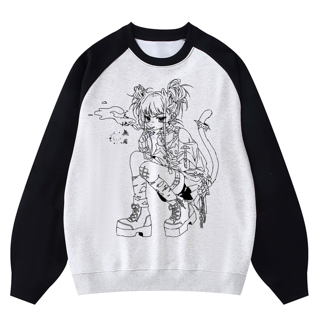 Kawaii T-shirt Long-sleeved Sweatshirt Cotton Top 39134:613596
