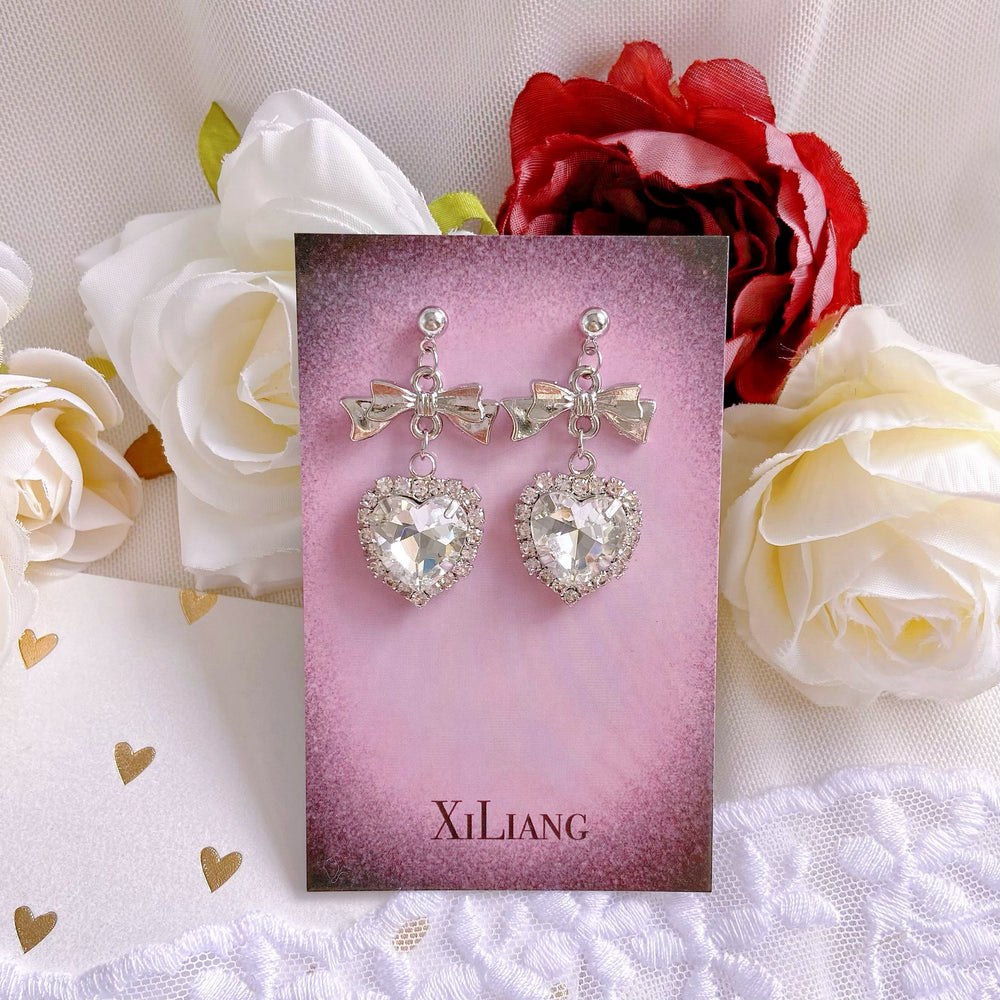 Jirai Kei Earrings Handcrafted S925 Silver Ear Stud 37264:555404