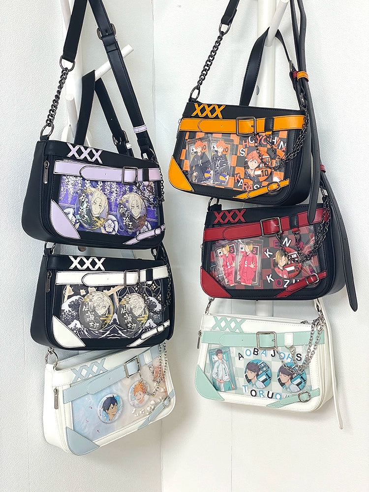Daily Subcul Ita Bag With Adjustable Strap/Anime Show Area – Honey