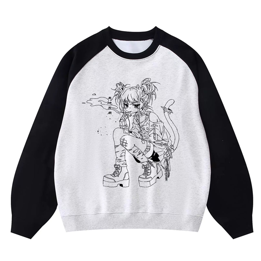 Kawaii T-shirt Long-sleeved Sweatshirt Cotton Top 39134:613598