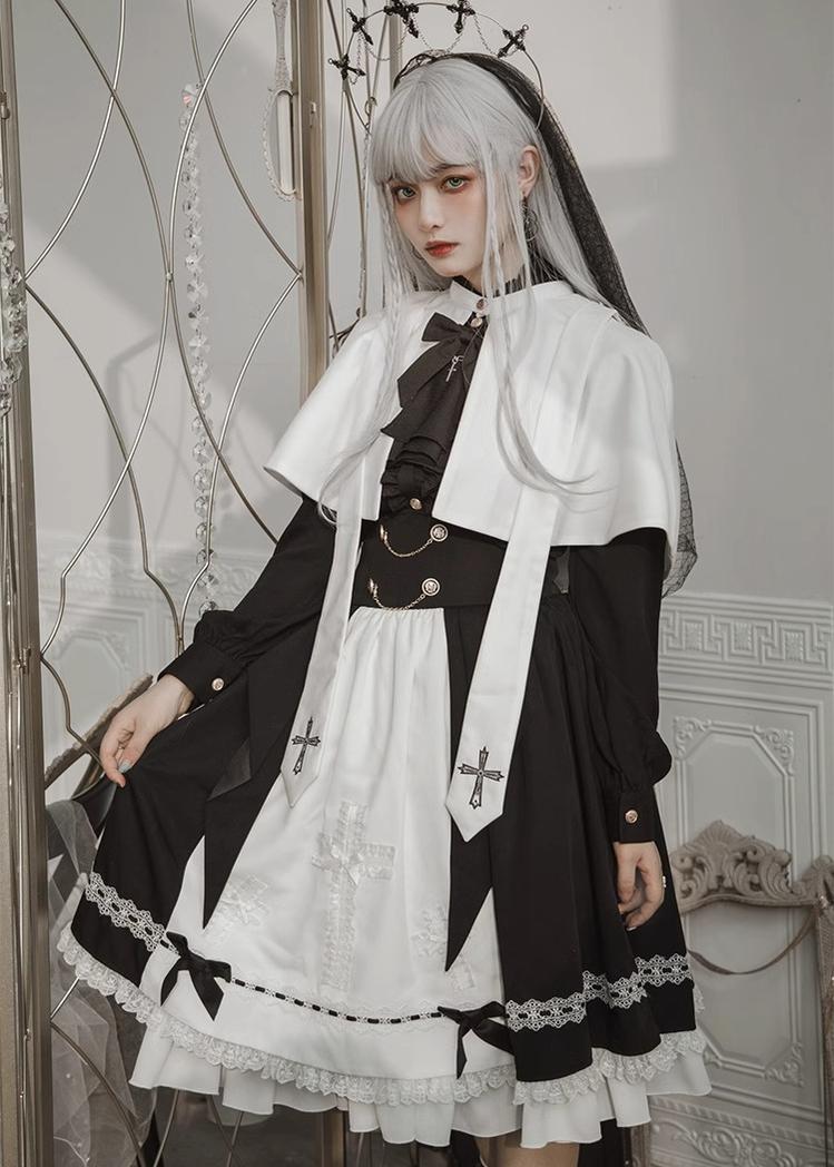 Gothic Ouji Lolita Skirt Cloak Pants Set Prince Lolita (L M S XL) 35538:495752