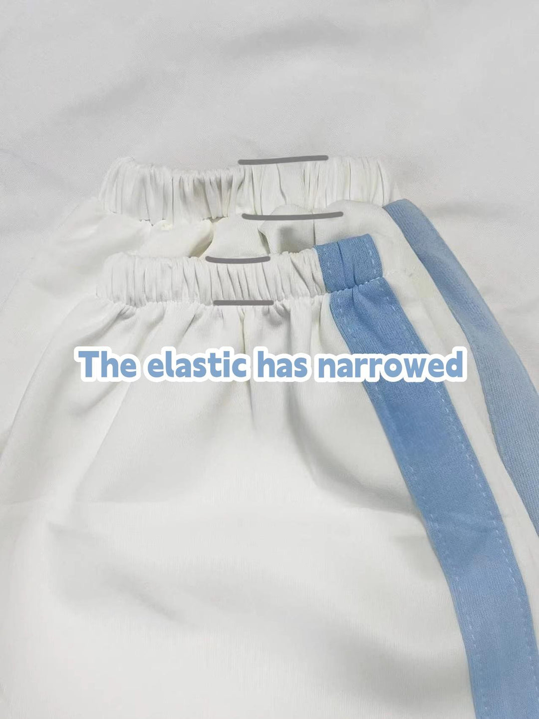 Tenshi Kaiwai Shorts White Black Bi Color Shorts Set 37680:612326
