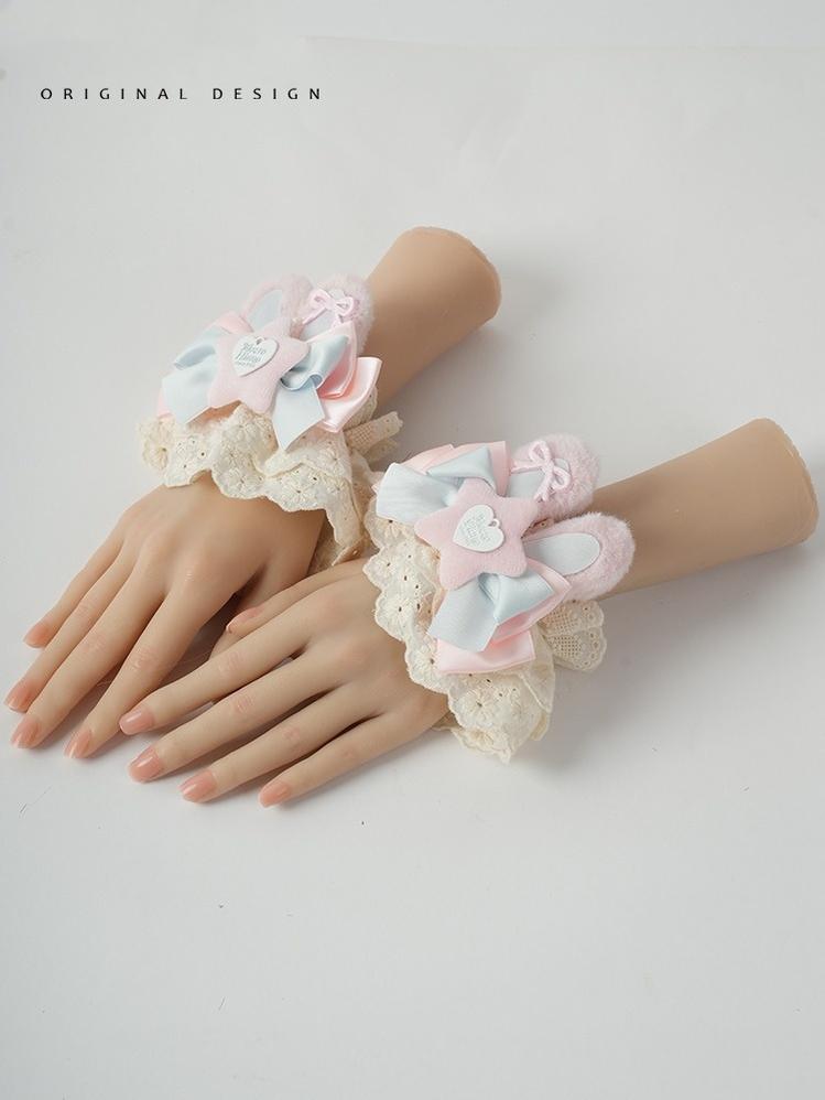Lolita Headdress Lace Hat Bunny Hair Accessories Bow KC 37016:549634
