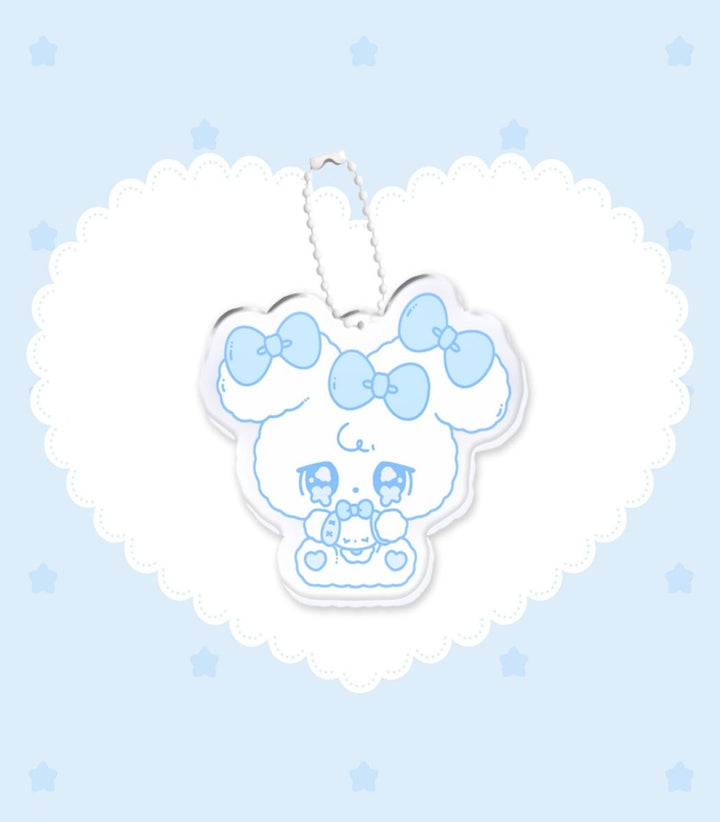Water Blue Tenshi Kaiwai Puppy/Bunny Plush Doll And Keychain 43027:764238