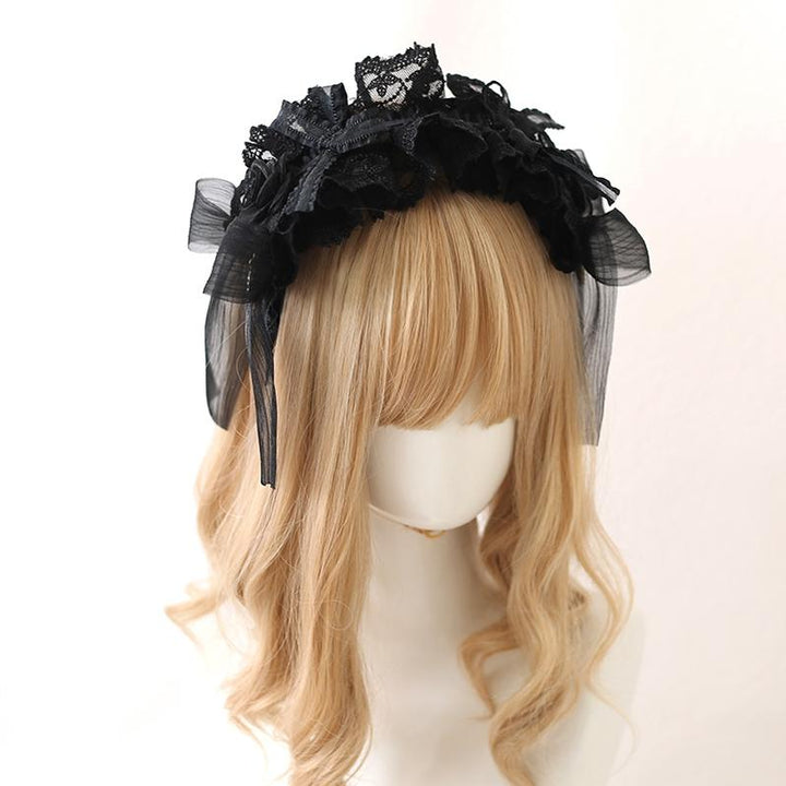 Lolita Hair Accessory Black Hand Sleeves Hair Clip Brooch 39112:613502