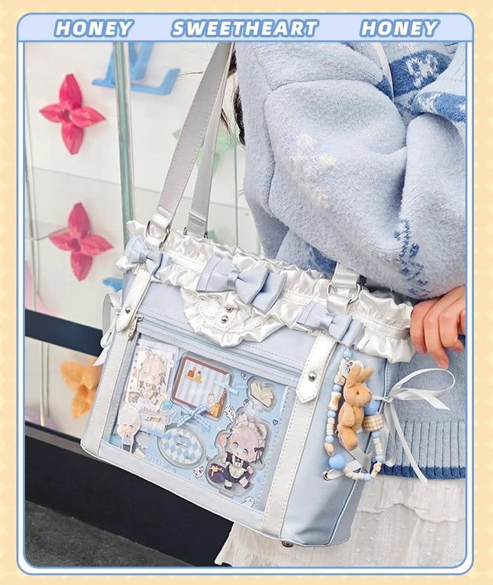 ACG Culture Satin Ita Bag Handle Bag With Removable Ribbon 43101:768412