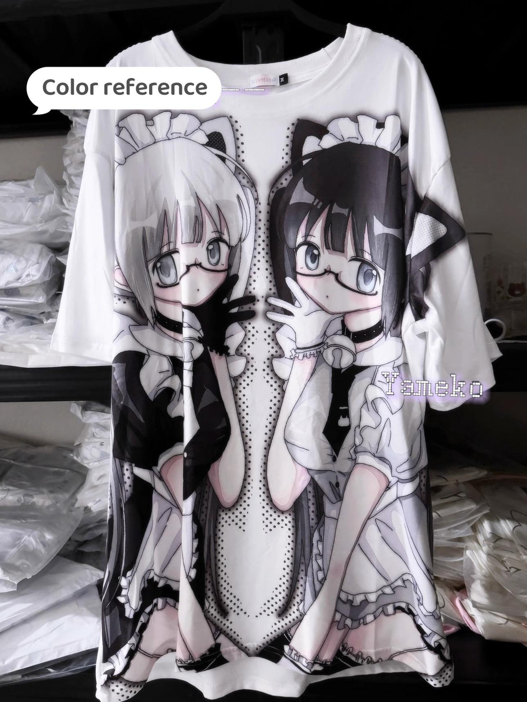 Kawaii T-Shirt Anime Character Printed T-shirt White Top 38224:592818