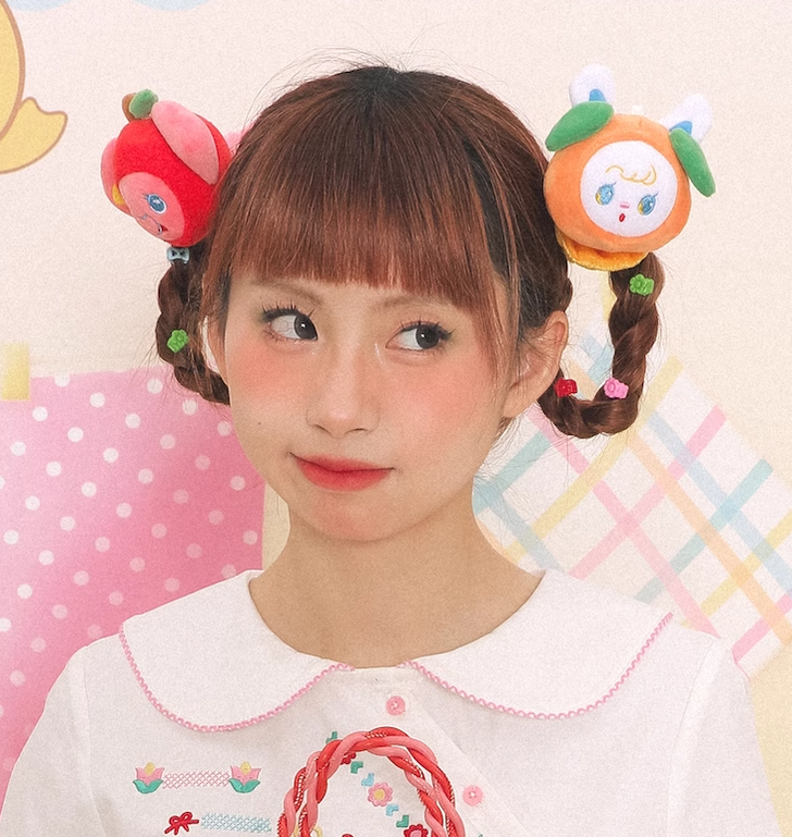 Kawaii Hair Clips Rabbit Elephant Plush Hair Ties 22738:366768 22738:366768