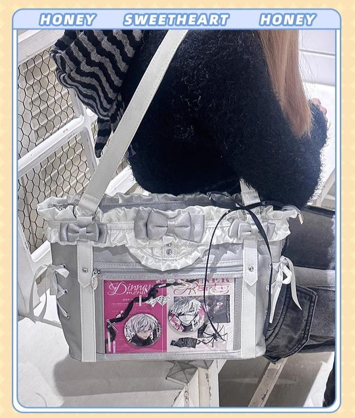 ACG Culture Satin Ita Bag Handle Bag With Removable Ribbon 43101:768402