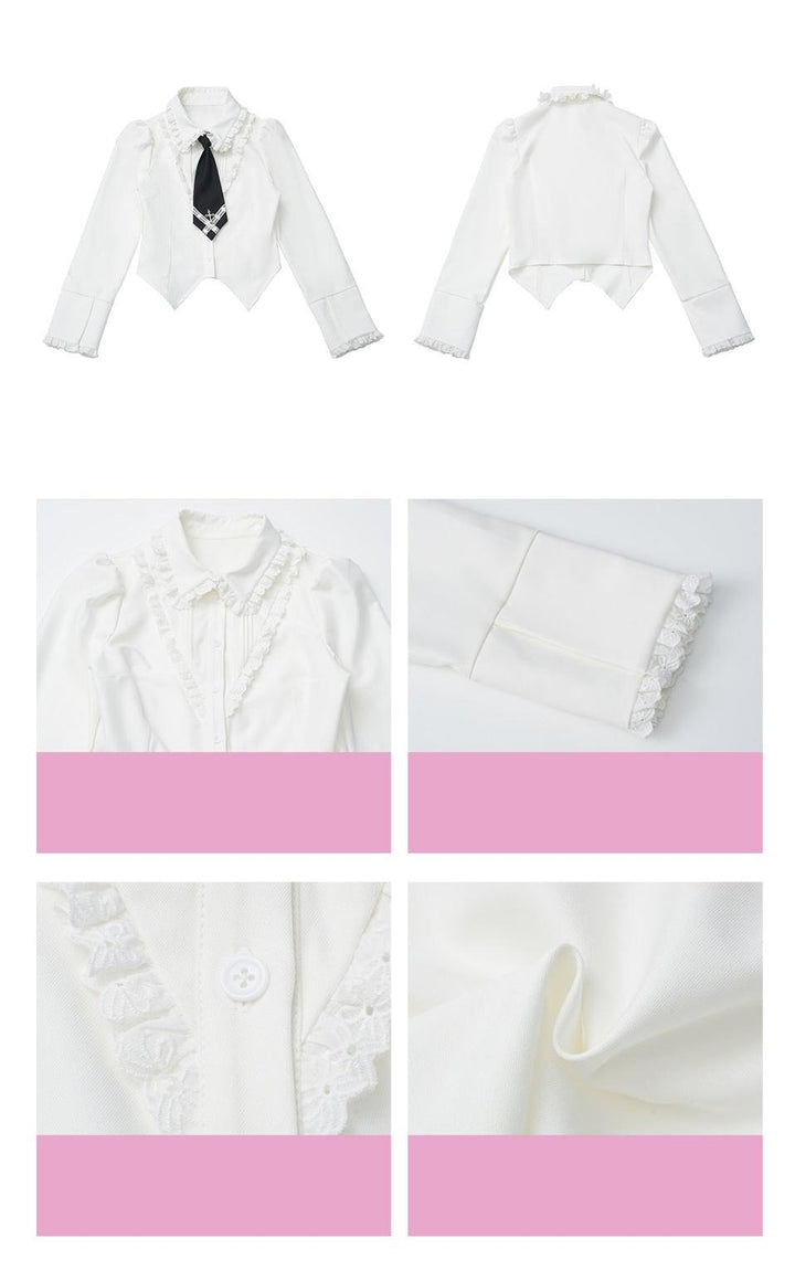 JK Uniform Striped Blazer, Blouse and Pleated Skirt 44171:800209