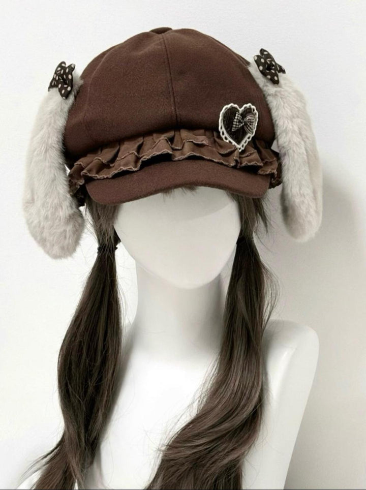 Subculture Newsboy Cap, Detachable Bunny Ears 45704:860497