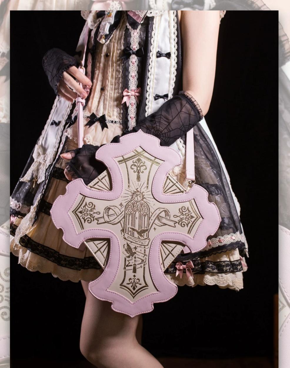 Gothic Lolita Bag, Two Detachable Shoulder Straps 45411:847026
