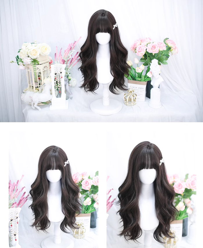 Lolita Wig Natural Long Curly Hair Gentle Straight Hair 35932:507536 35932:507536