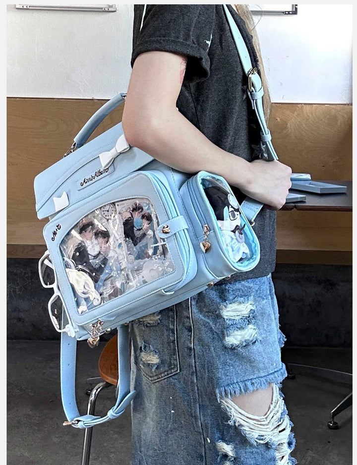 Kawaii Ita Bag with Crossbody Strap, Clear Window 45414:846816