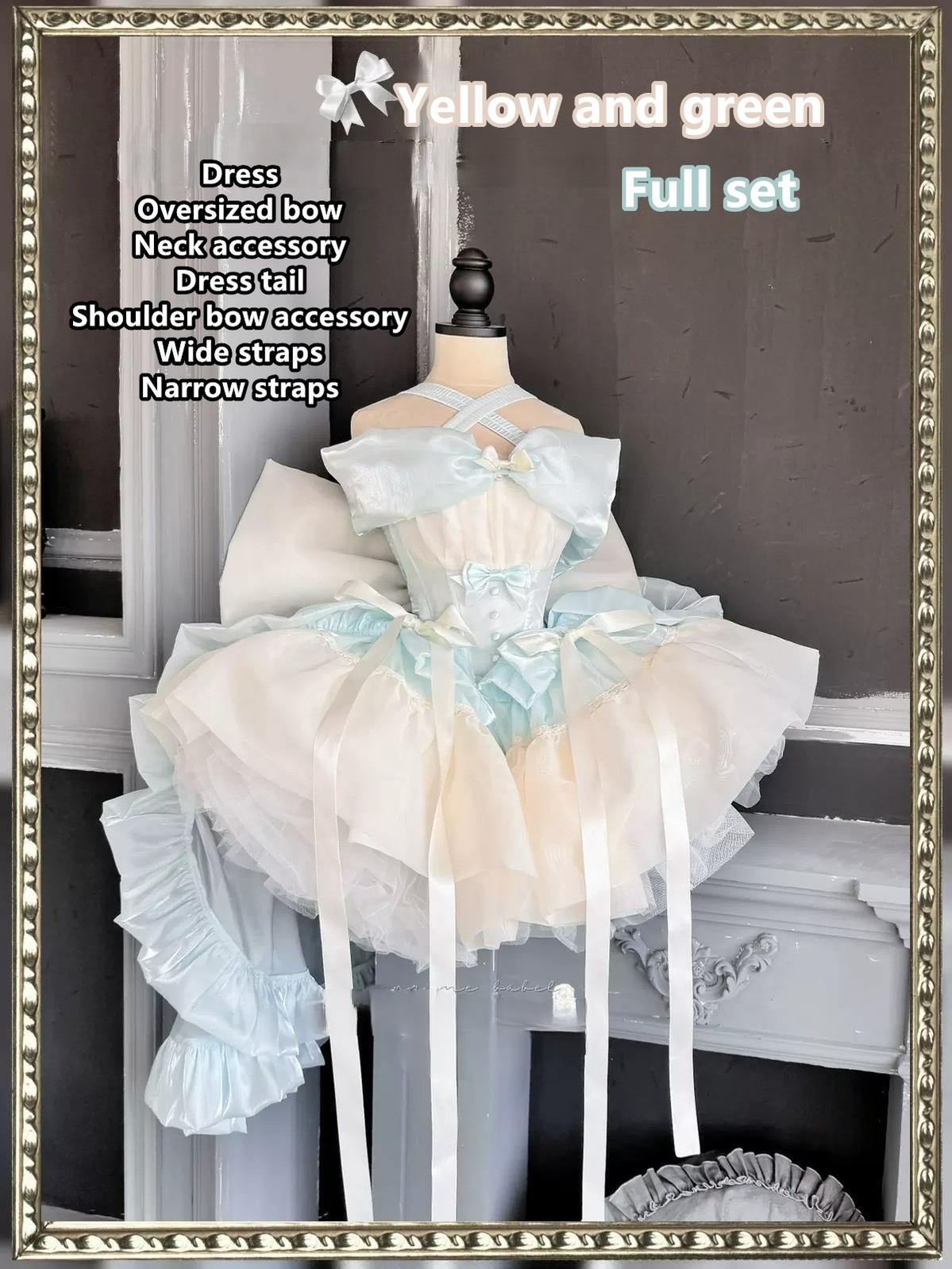 Lolita Dress Corset Dress Princess Vibe Dress Macaron Dress (F L M S XS) 36382:562918