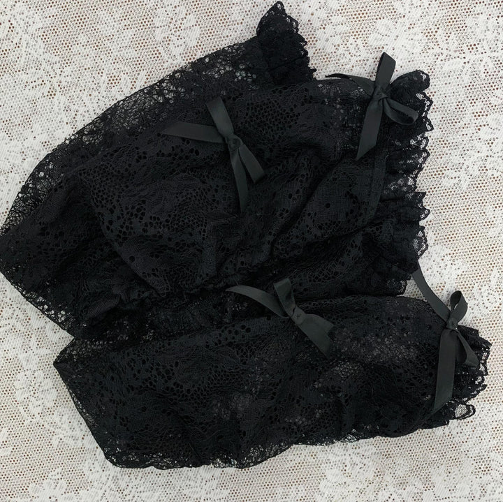 Jirai Kei Lace Shawl Dress Set, Detachable Tie (M) / L M S XL) 45193:840980