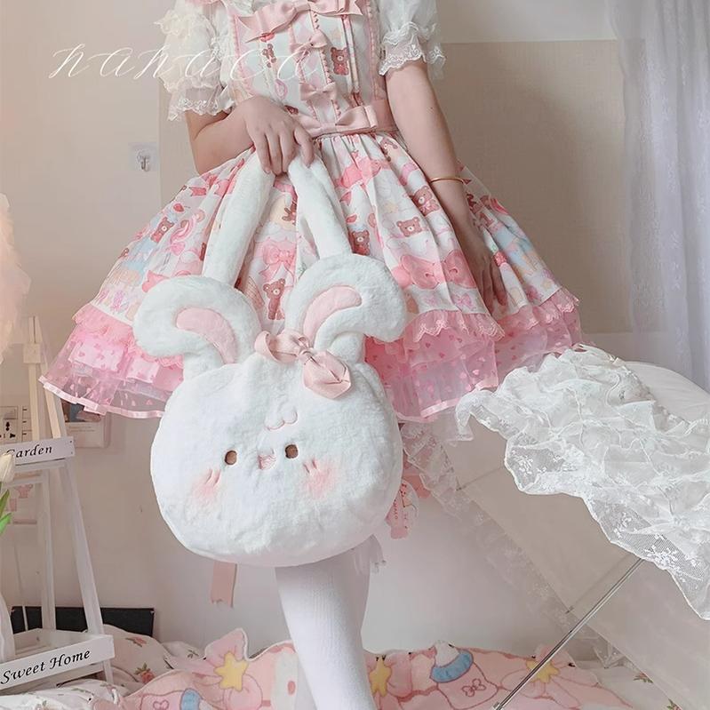 Lolita Plush Bag White Bunny Bag 32408:386046 32408:386046