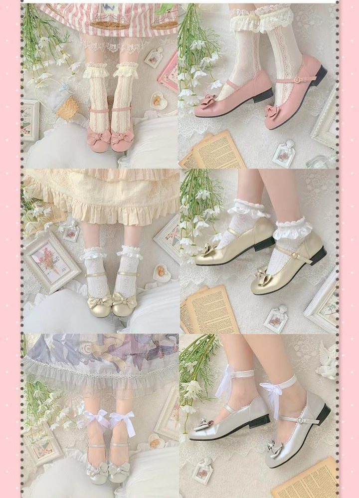 Kawaii Fashion Lolita Round-Toe Mary Jane Shoes Multicolor 22832:327396