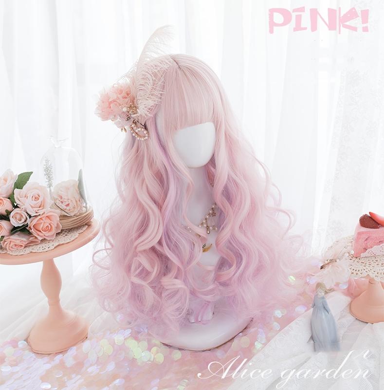 Lolita Wig Fairy Kei Wig Rainbow Wig Pink Wig 31726:497166 31726:497166