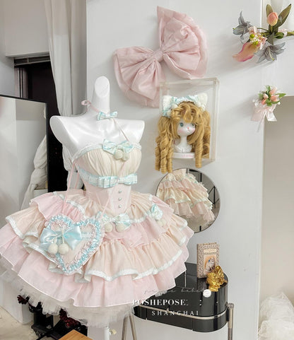 Lolita Petticoat Skirt White Multi-layer Pettipants 36394:549816