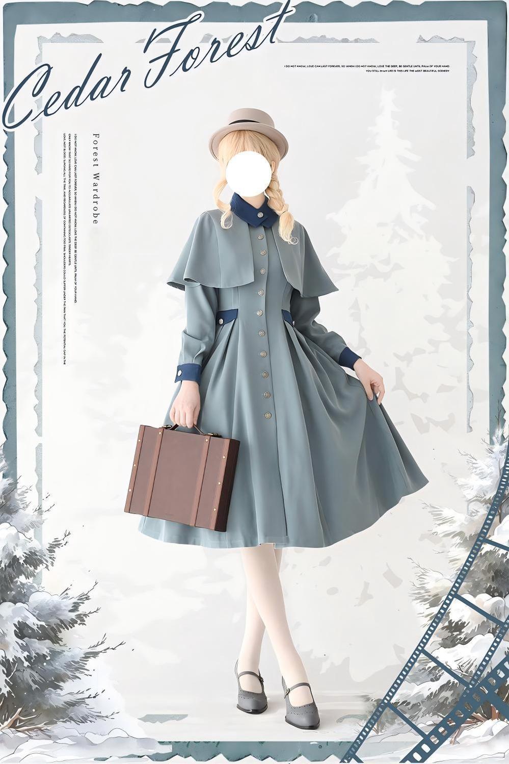 Classic Lolita Dress Forest Wardrobe Elegant Lolita Coat 40942:680882