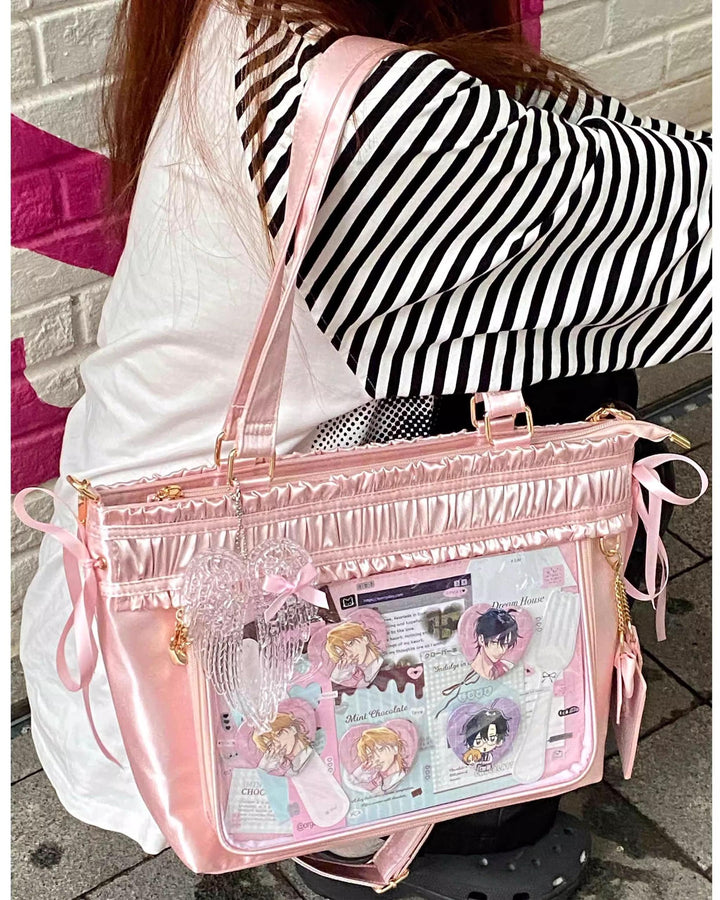 Lolita Itabag Ribbon Itabag Large Capacity Handbag Crossbody Bag 41754:719220