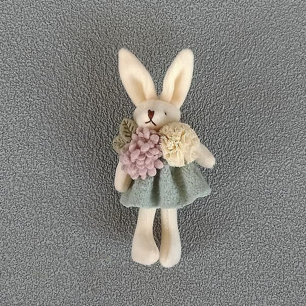 Mori Kei Brooch Cute Doll Brooch Plush Bunny Pin For Bags 36430:520968 36430:520968