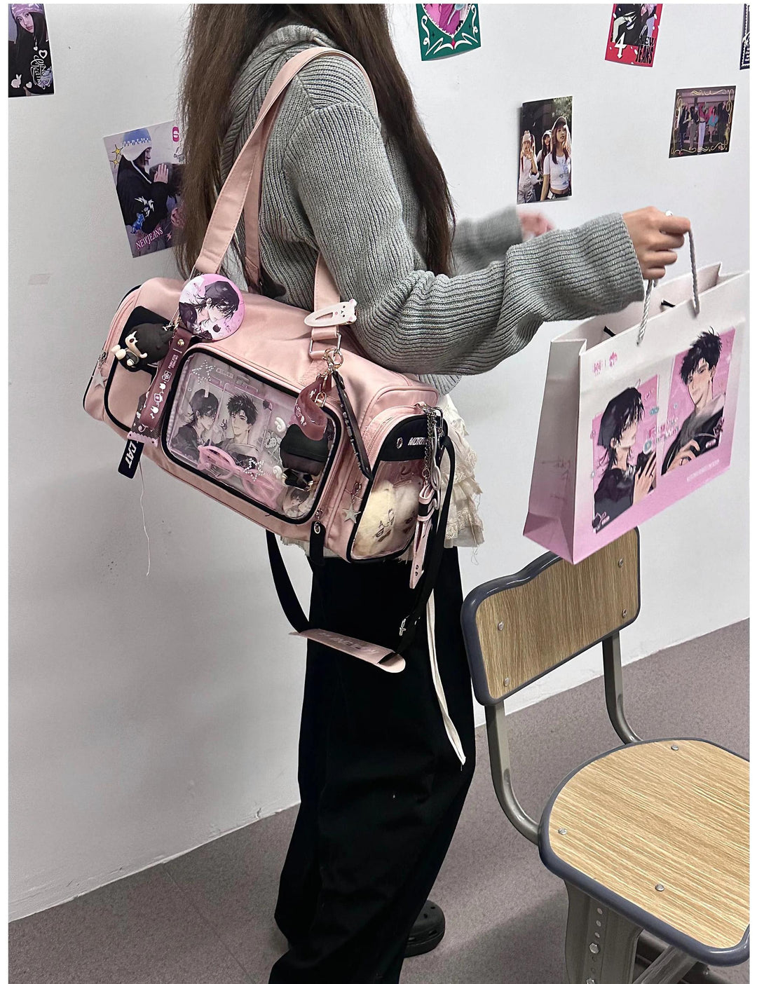 Large Capacity Itabag, Multiple Carrying Styles 45412:847155