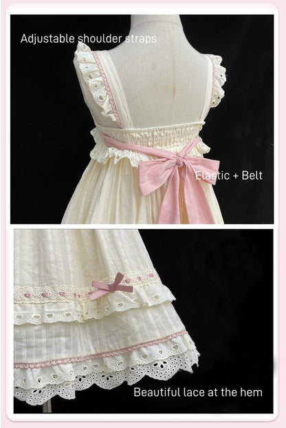 Sweet Lolita Dress Doll Lolita Dress Peter Pan Collar Cotton Dress 37290:556222