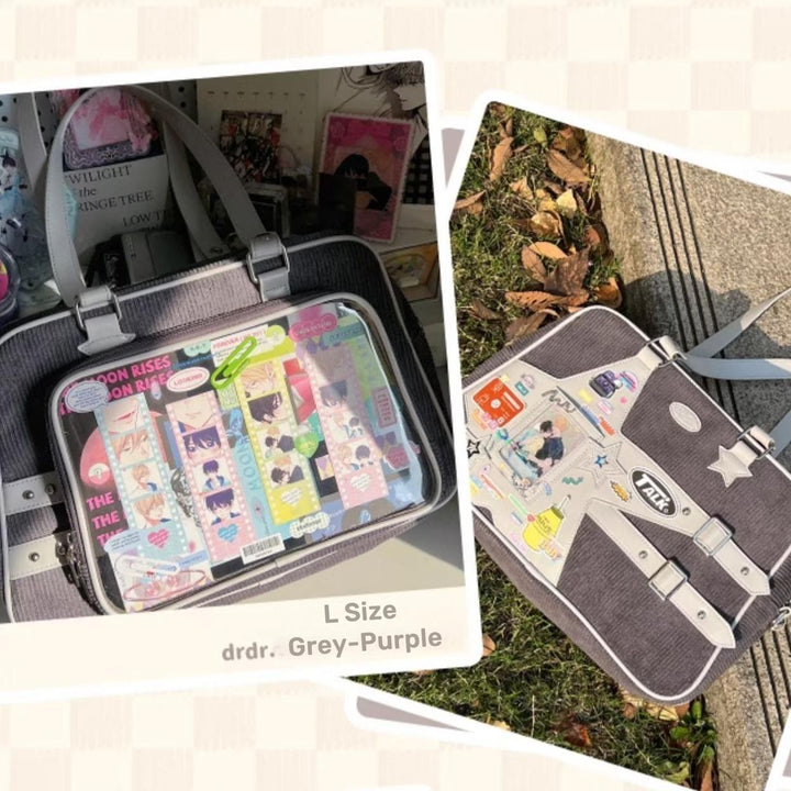 Subculture Ita Bag Large Capacity Square Star Crossbody Bag 40126:678618