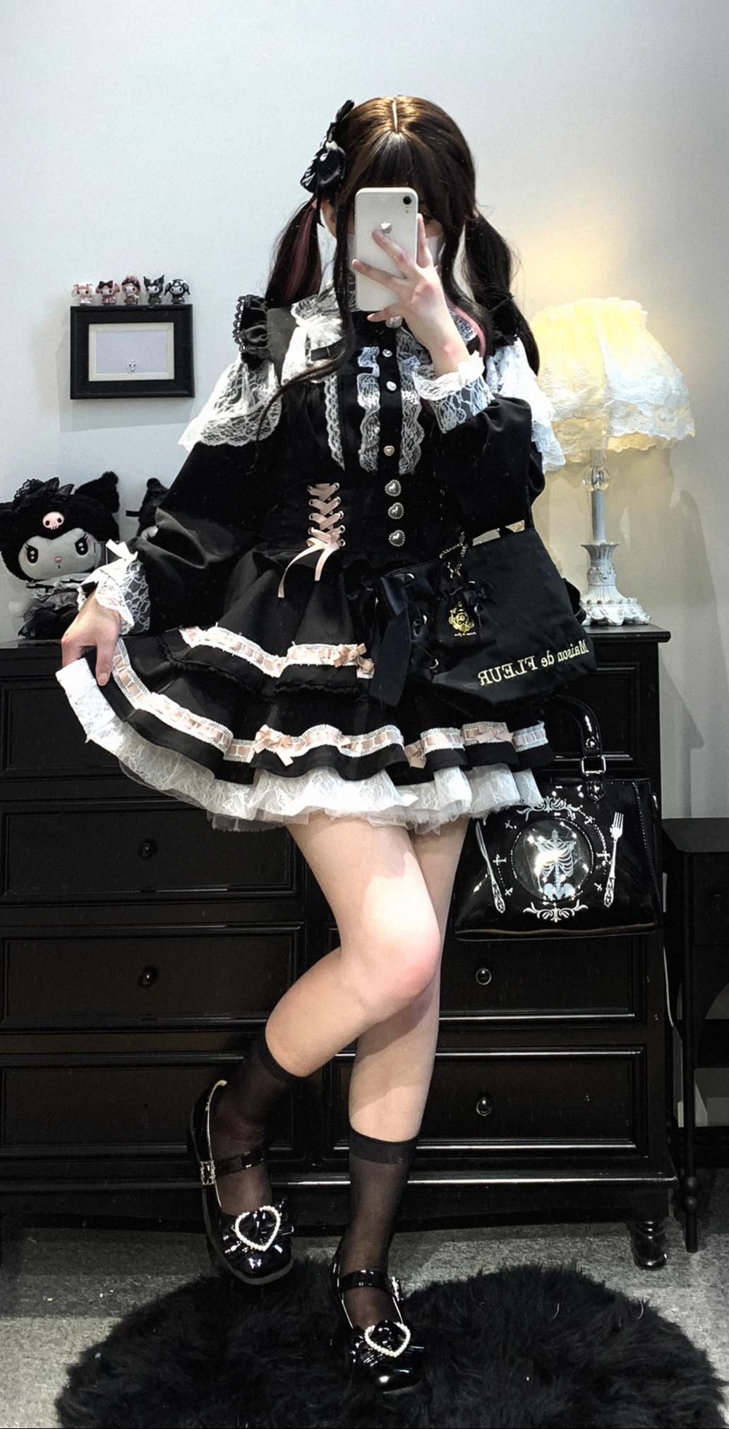 Plaid Jirai Kei Skirt, Detachable Suspenders 43735:784085