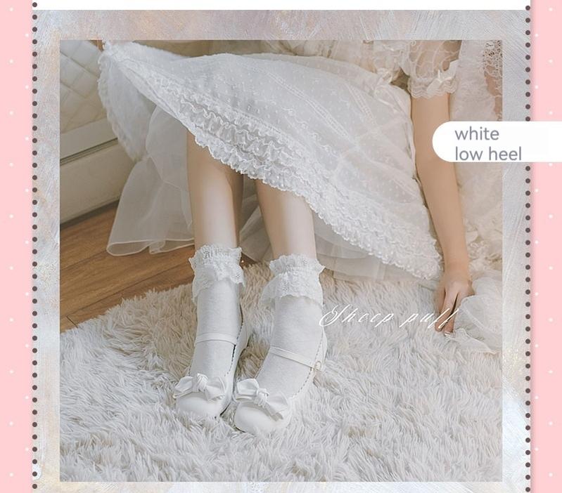 Kawaii Fashion Lolita Round-Toe Mary Jane Shoes Multicolor 22832:327358 22832:327358