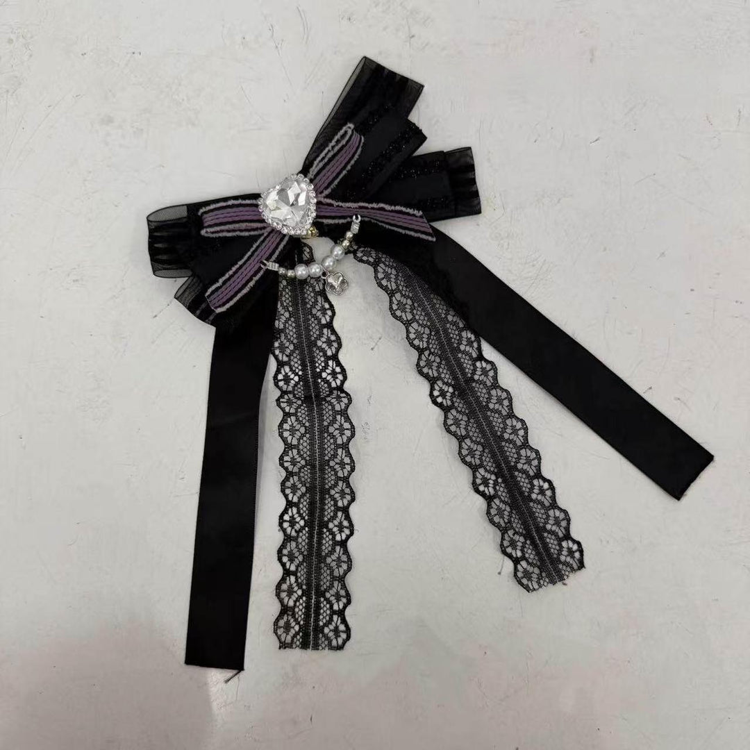 Jirai Kei Long Sleeve Blouse, Lace Open-Shoulder (M) / L M S XL) 44588:815125