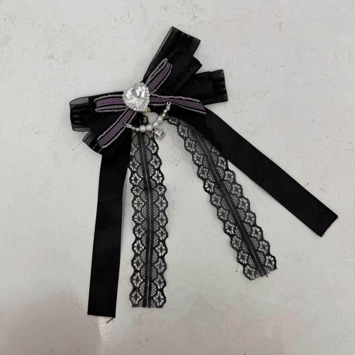 Jirai Kei Long Sleeve Blouse, Lace Open-Shoulder (M) / L M S XL) 44588:815125