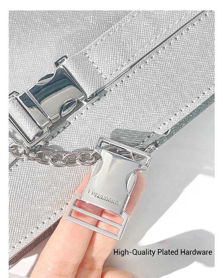 Square Crossbody Itabag, Detachable Chain 43234:779492