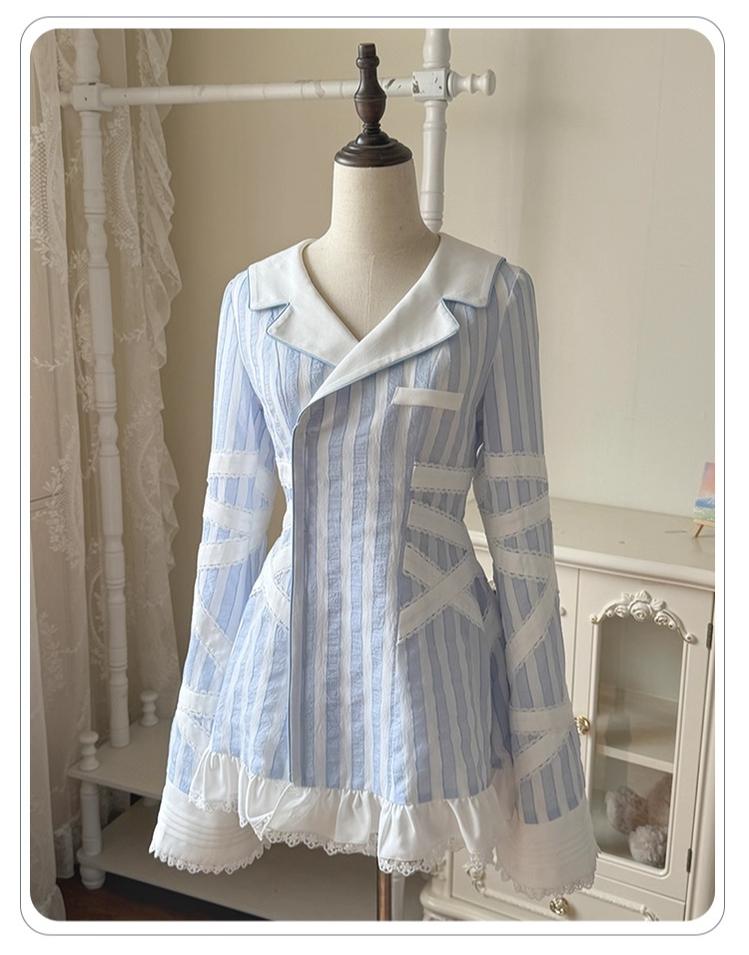 Tenshi Kaiwai Dress + Pocketed Cotton Shorts (Dress / L M S) 43589:780557