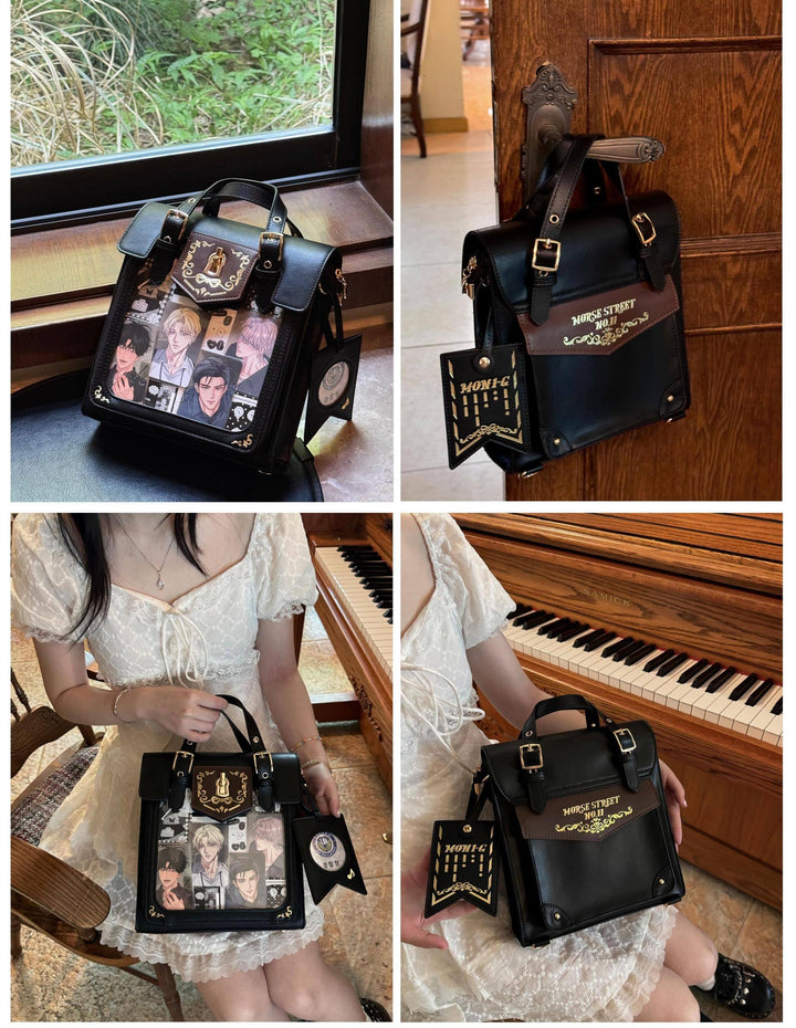 Vintage Embroidered Ita Bag, Clear Display Window 45415:846868