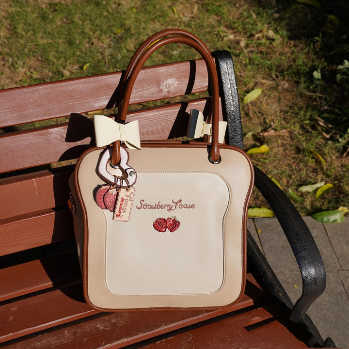 Kawaii Ita Bag Toast Ita Bag With Shoulder Cotton Dolls Bag 21914:787833