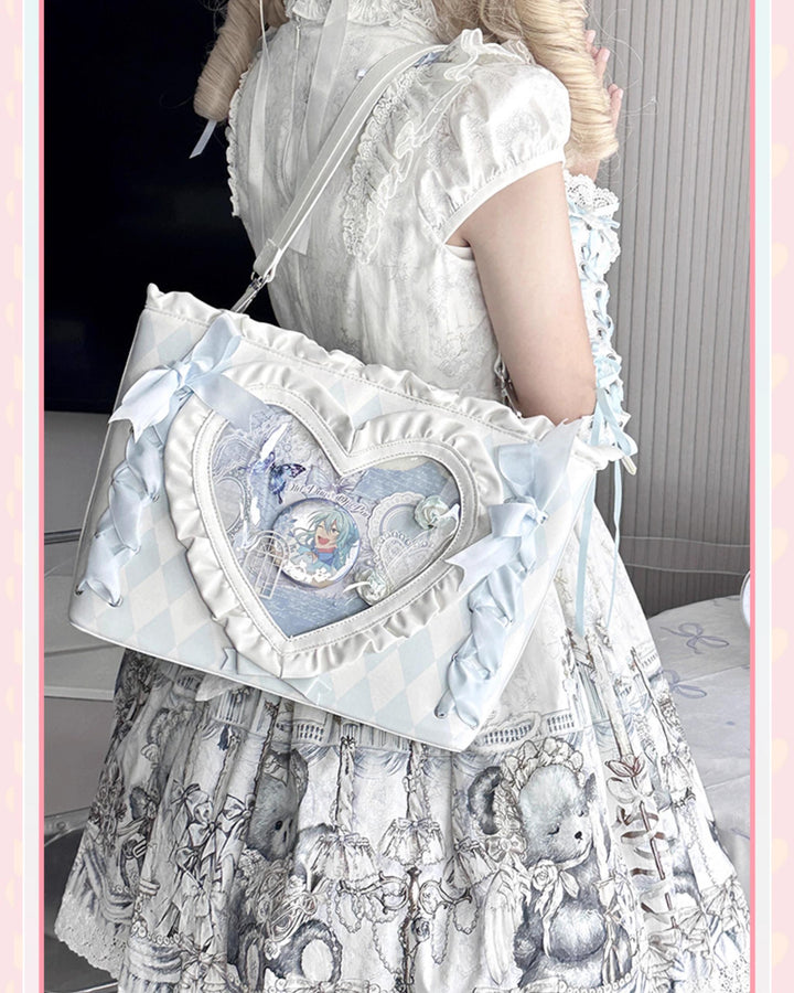 Elegant Itabag Ribbon Handbag Single Shoulder Bag 40114:662884